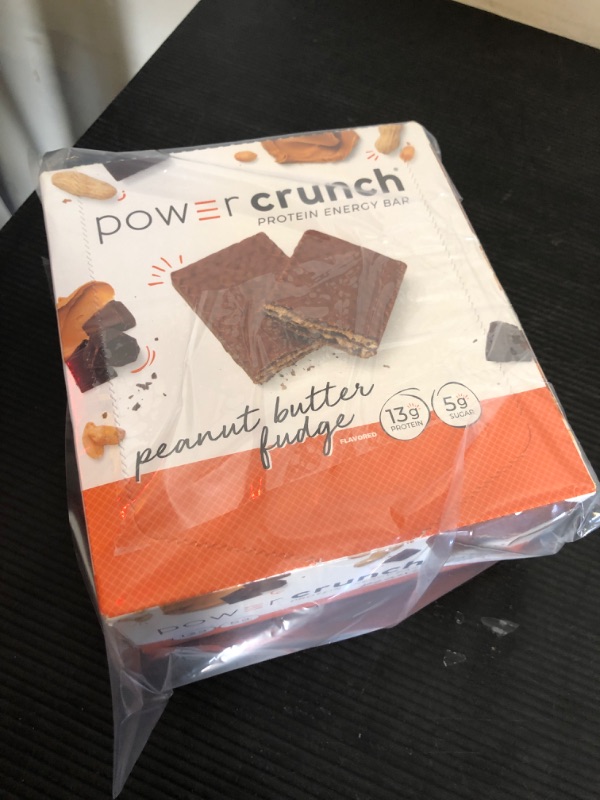 Photo 2 of EXP DATE 06/2025--BioNutritional Research Group Power Crunch Protein Energy Bar Peanut Butter Fudge 12 Bar(S)