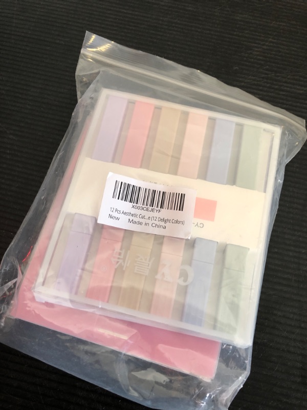 Photo 1 of Ddaowanx 12 Pcs Aesthetic Cute Highlighters Bible Highlighters, Cream Colors Chisel Tip, No Bleed Dry Quick, Perfect for Bible Study Notes School Office (12 Delight Colors)