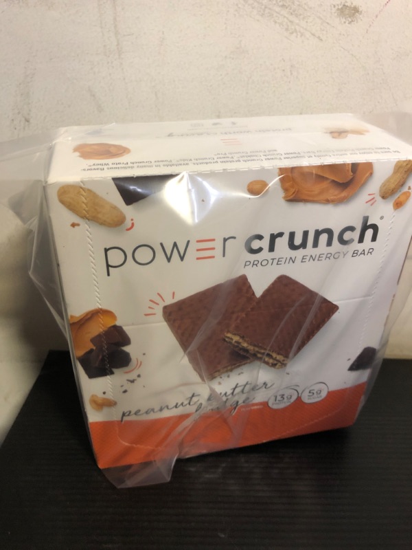 Photo 2 of EXP DATE 06/2025--BioNutritional Research Group Power Crunch Protein Energy Bar Peanut Butter Fudge 12 Bar(S)