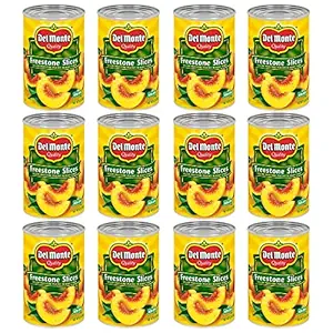 Photo 1 of Del Monte Canned Sliced Freestone Peaches in Heavy Syrup, 15.25 oz Can (Pack of 12)