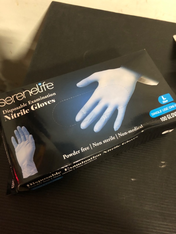 Photo 1 of Size L---Disposable Examination Nitrile Gloves