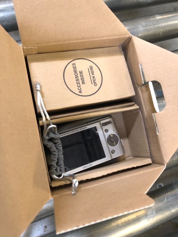 Photo 1 of Minolta MND20 44 MP / 2.7K Ultra HD Digital Camera (Silver)