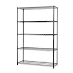 Photo 1 of 
TRINITY
Black Anthracite 5-Tier Steel Wire Shelving Unit (48 in. W x 72 in. H x 18 in. D)