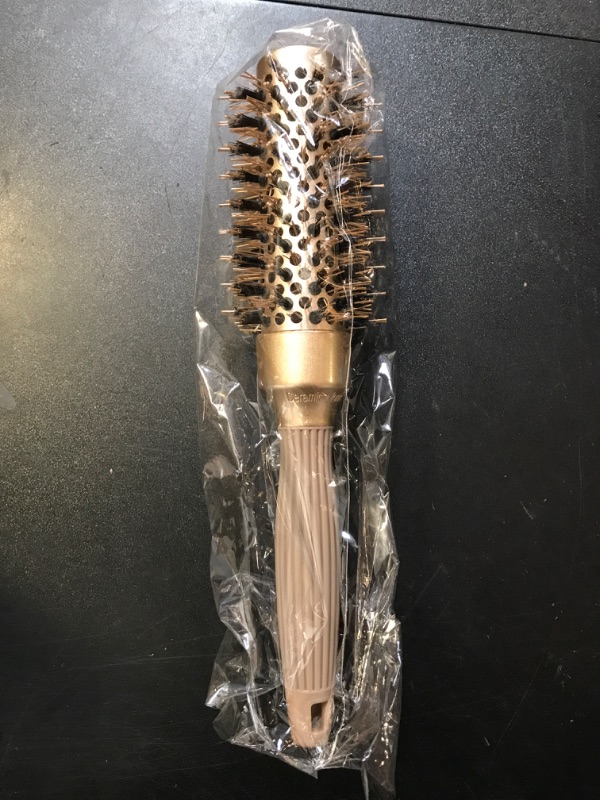 Photo 2 of BANGMENG Round Barrel Anti-Static Hair Brush with Boar Bristles