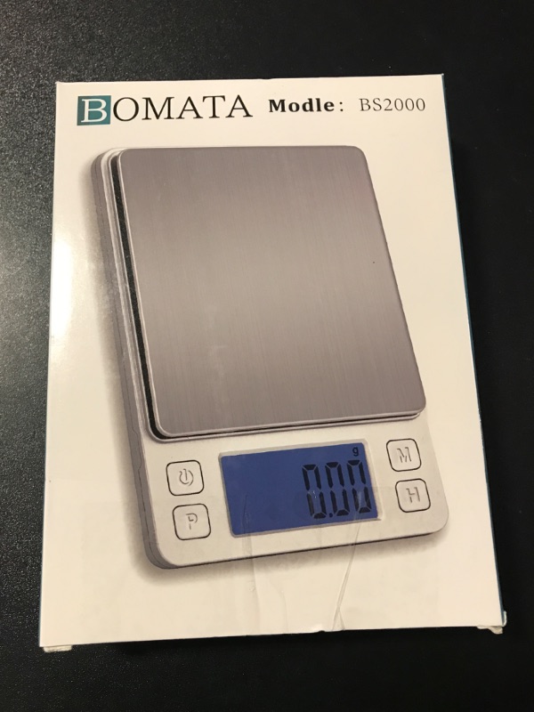 Photo 3 of BOMATA 0.01g/1kg Upgraded Small Digital Scale, USB Rechargeable, with Larger Display and Hold,Tare Function, 9 Units, High Precision Digital Scale Grams and oz for Small Item