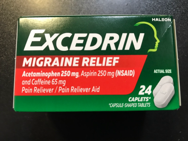 Photo 3 of Excedrin Migraine Relief Caplets to Alleviate Migraine Symptoms - 24 count