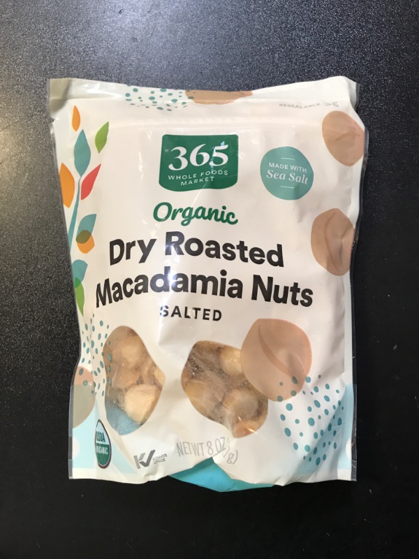 Photo 2 of 365 by Whole Foods Market, Organic Macadamia Nuts, 8 Ounce