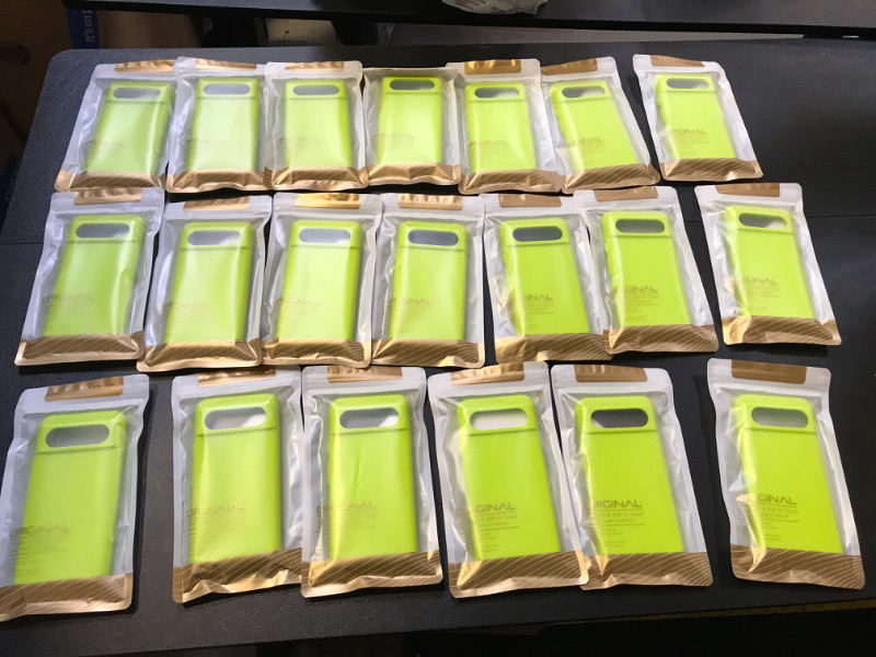 Photo 2 of *** LOT OF 20***     COFFKER Compatible with Pixel 8 Case, Liquid Silicone Case, Full Body Shockproof Protective Cover, Soft Microfiber Lining Slim Thin Phone Case for Google Pixel 8 6.2 inch, Fluorescent Yellow     *** LOT OF 20 ***