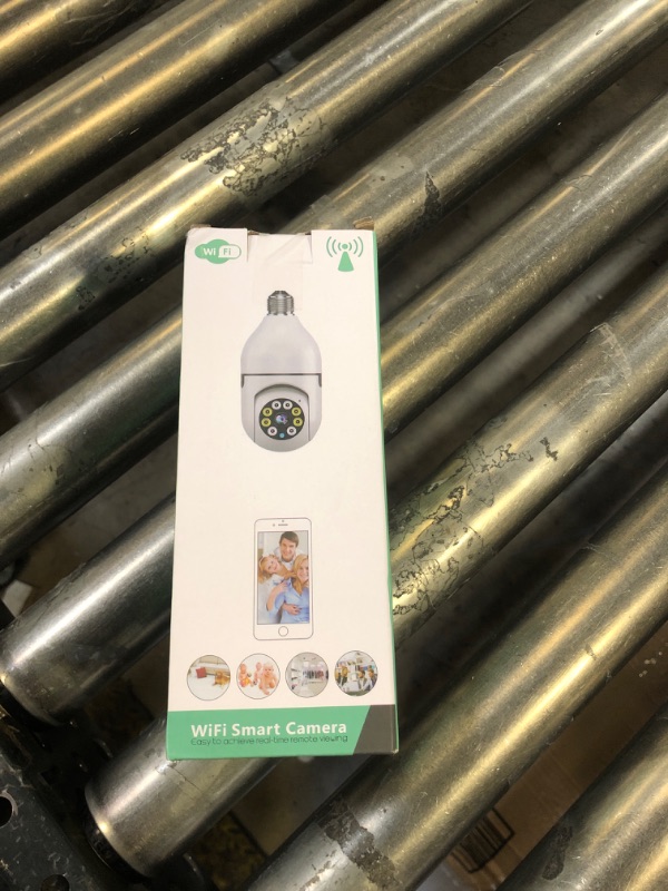 Photo 1 of WESECUU Light Bulb Security Camera -5G& 2.4GHz WiFi 2K Security Cameras Wireless Outdoor Motion Detection and Alarm,Two-Way Talk,Color Night Vision,Human Detection, Bulb Camera Compatible with Alexa