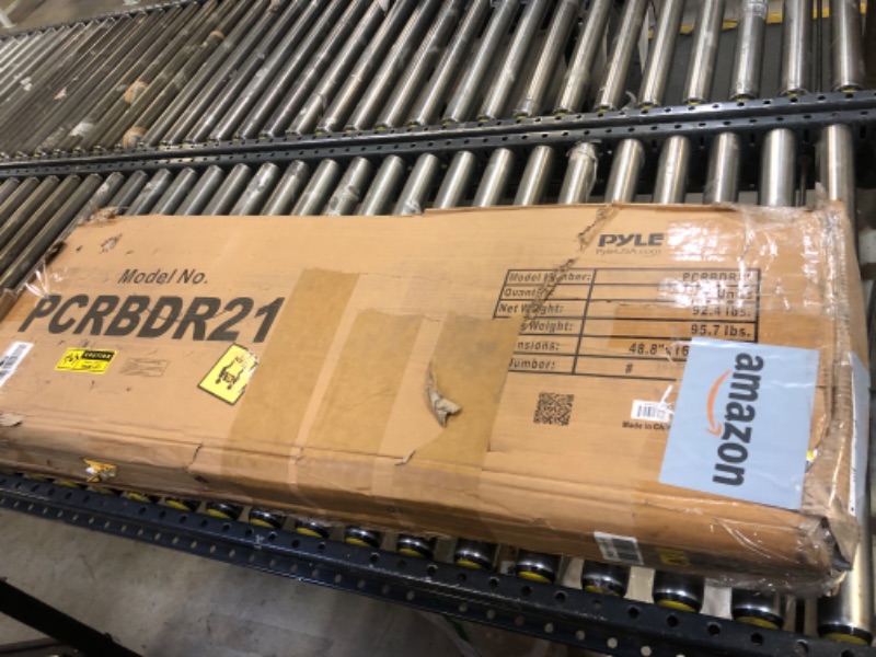 Photo 1 of Pyle Car Vehicle Curbside Driveway Ramp - 4ft Heavy Duty Rubber Threshold Bridge Tracks Curb Ramps, 2 Pieces Set (for Car, Truck, Scooter, Bike, Motorcycle, Wheelchair Mobility), Black