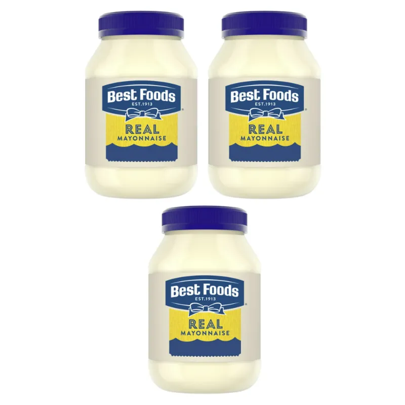 Photo 1 of (3 pack) Best Foods Made with Cage Free Eggs Real Mayonnaise, 30 fl oz Jar