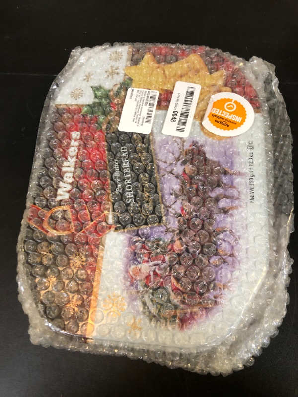 Photo 1 of Walker’s Assorted Shortbread Cookies in Festive Shapes– Shortbread Cookie Tin (12.6 oz) - Includes Christmas Tree, Bell, Star and Santa Claus Shaped Christmas Cookies in Tin