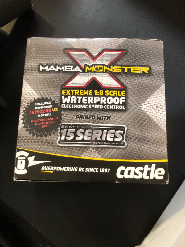 Photo 2 of 'Castle Creations Mamba Monster X 25.2V ESC / 1515-2200Kv V2 Motor CSE010014506 Electric Motors & Accessories'