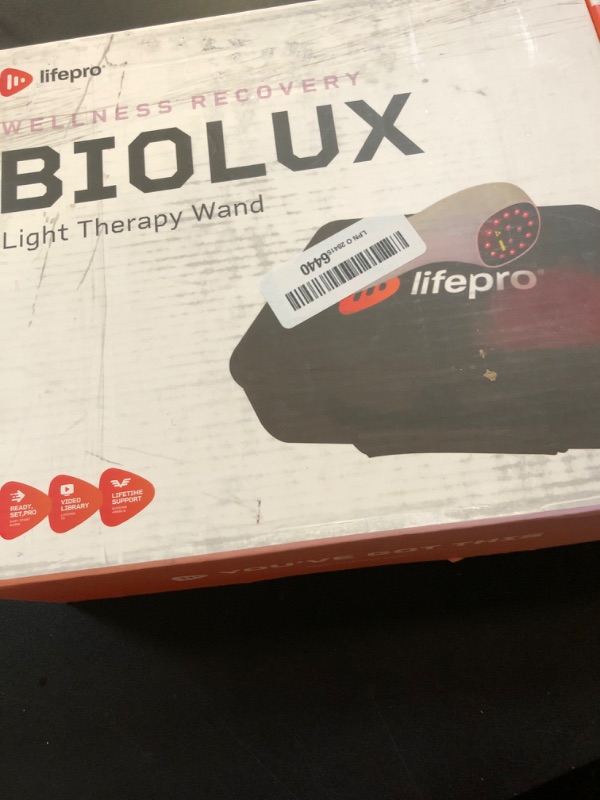Photo 1 of LifePro Red Light Therapy Device - Portable Near Infrared Light Therapy for Body and Dogs, Cats & Pets - Utilizes Triple Led Light 650nm & 670nm Wavelength - Red Light Therapy for Body Muscle & Skin