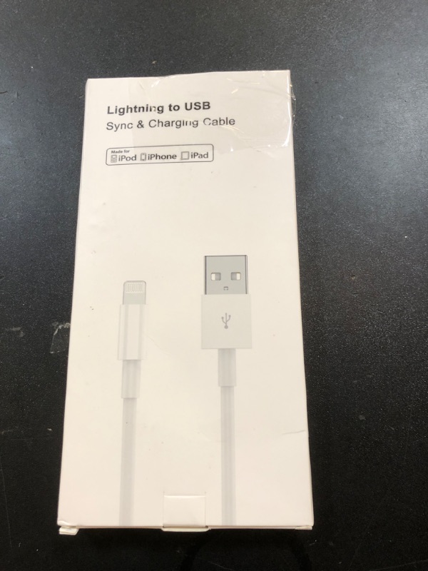 Photo 2 of 2 Pack Apple MFi Certified iPhone Charger Cable 6Ft, Apple Lightning to USB Cable Cord 6 Foot, 2.4A Fast Charging, Apple Phone Long Chargers for iPhone 14/13/12/11/ X/XS/XR/8/7/6/SE Plus Pro Max Mini