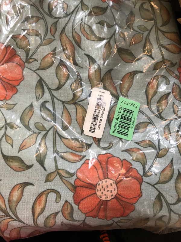 Photo 1 of patdrea Designer French Linen Tablecloth Rectangle for Tables,Italian Floral Tablecloth,Provencal Country Tablecloths,FlowerBlue Pattern Table Cover for Kitchen Dining,Christmas,55"x79"