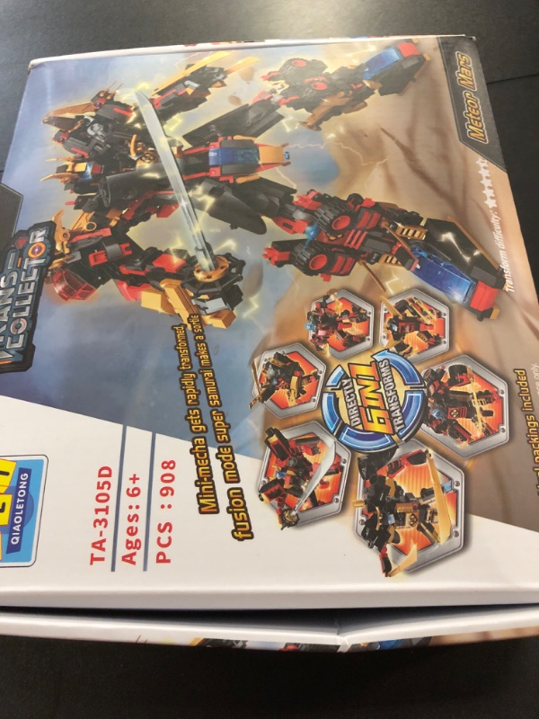 Photo 1 of QLT QIAOLETONG 12 in 1 Transforming Mecha Robot Building Set,Mech Model Building Kit, 542 PCS Compatible with Lego Ninja Mech Warrior Cool Robots Toys Gift for Adults and Kids Boys 6 7 8 10+