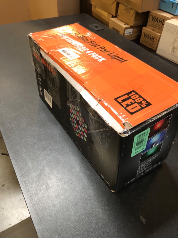 Photo 1 of Stage Lights Dj Lights for Parties Led Stage Lights Sound Activated Portable Party Lights Par Lights 36 Led RGB Remote Control Disco Lights Uplights for Indoor Events Bar Birthday Wedding Outdoor