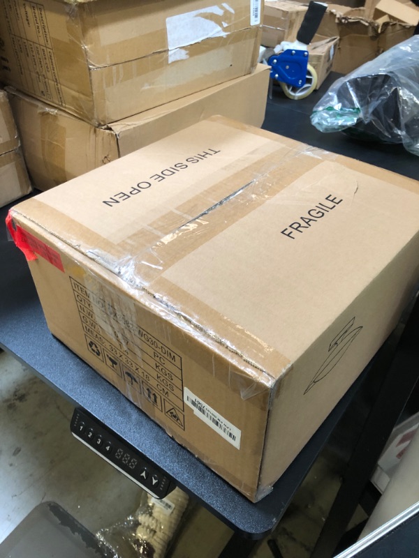 Photo 1 of Dimmable Small Mid Century Modern Flush Mount Ceiling Light with Acrylic Shade,White and Gold LED Ceiling Lights,5CCT 2700K-6000K Light Fxiture for Hallway Entryway Bedroom Kitchen Laundry Room 11.8in