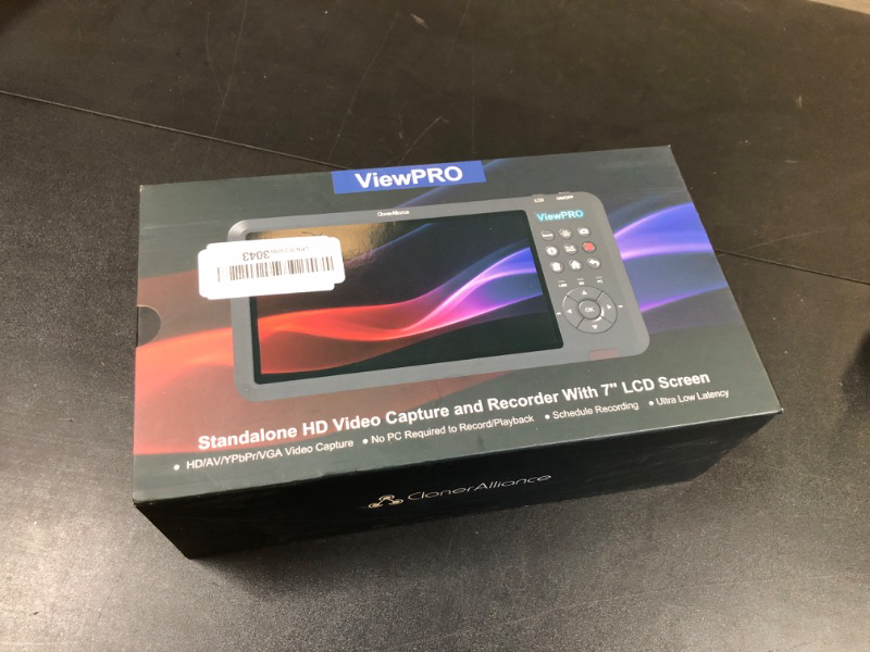 Photo 1 of ClonerAlliance ViewPro, Portable 1080p@60fps HDMI Video Recorder and Playback with 7" LCD, AV/VGA/YPbPr Inputs. Schedule Recording. No TV is Required.