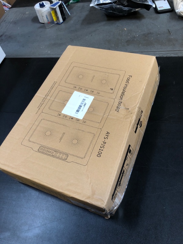 Photo 1 of TOPRATED Electric Splicing Hot Plate Food Warming Mat, Metal Foldable and Portable Heating Warmers Tray for Kitchen,Parties, Buffet, Restaurant, Family dinner,Countertop