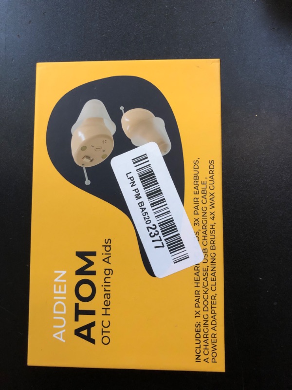 Photo 2 of Audien ATOM Rechargeable Hearing Amplifier to Aid and Assist Hearing