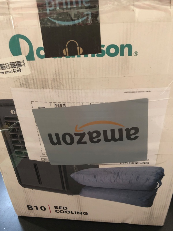 Photo 2 of Adamson B10 Bed Cooling System - Twin 75” L x 39” W - New 2024-100% Cotton Mattress Cooling Bed Pad for Night Sweats - Water Bed Cooler Ideal for Hot Sleepers - Improved Mattress Cooling System