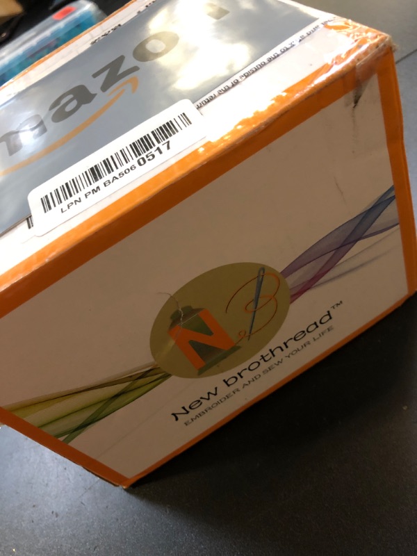 Photo 1 of New brothread 50 Spools Embroidery Machine Thread Kit Including 40 Brother Colors+8 Variegated Colors+2 Metallic Colors for Brother Janome Singer Pfaff Husqvarna Embroidery Sewing Machines