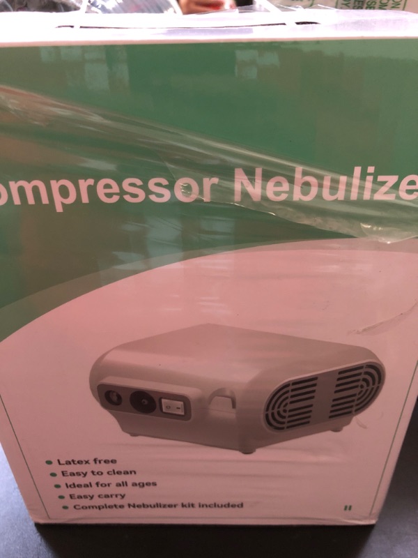 Photo 1 of Nebulizer Machine for Adults Portable Nebulizer Breathing Machine with Mouthpiece and Masks Desktop Nebulizers for Kids and Adults