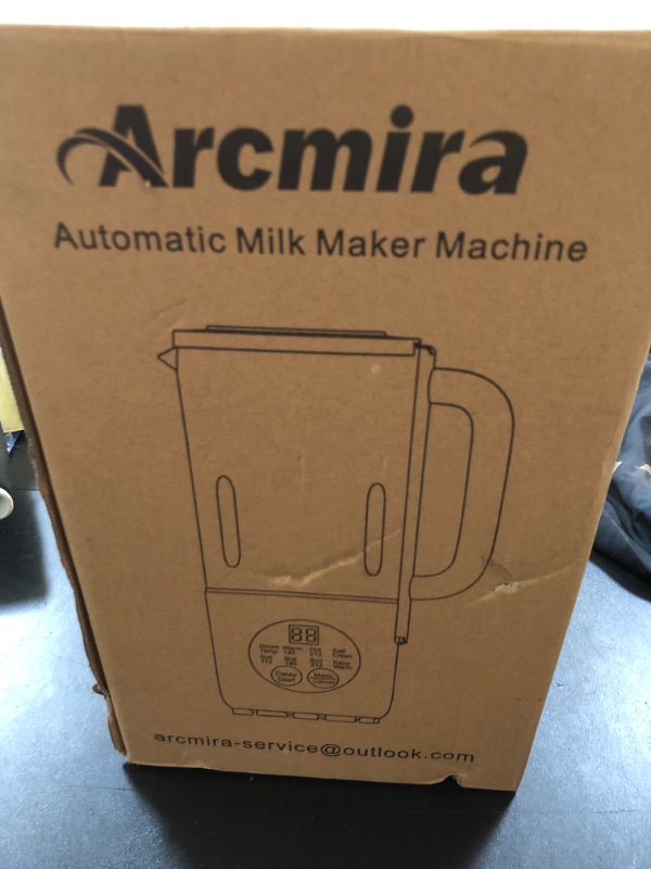 Photo 2 of Automatic Nut Milk Maker, 35 oz(1000ml) Homemade Almond, Oat, Soy, Plant-Based Milk and Dairy Free Beverages, Almond Milk Maker with Delay Start/Keep Warm/Boil Water, Soy Milk Maker with Nut Milk Bag