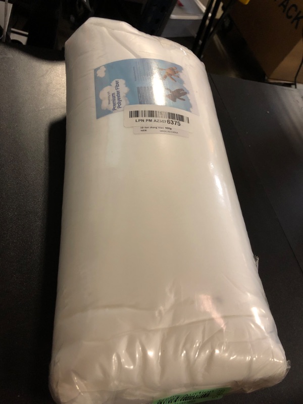 Photo 2 of 2.2 LB / 35.3 Ounce Premium Polyester Fiber Fill, Stuffing for Stuffed Animals, Pillows, Quilts, Paddings, Pouf, Fiberfill, Stuffing, Machine Washable, White