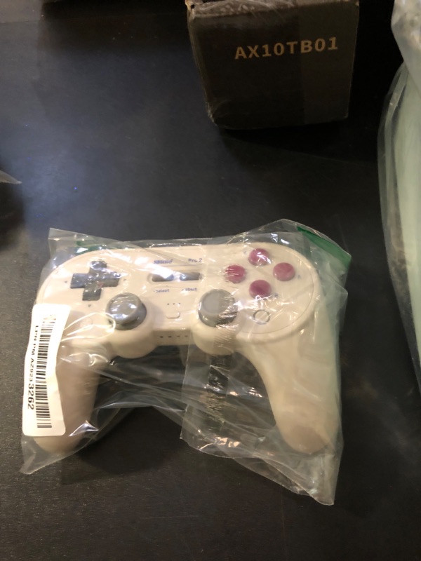 Photo 1 of 8Bitdo Pro 2 Wireless Bluetooth Controller with Travel Case, Hall Effect Joystick Update, Retro Gamepad for Switch, PC, Android, and Steam Deck & Apple (G Classic Edition)
