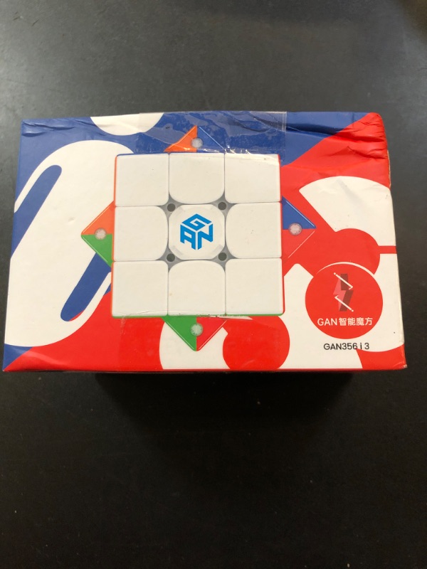 Photo 1 of GAN 356 i 3 Stickerless Speed Cube, 3x3 Smart Cube 356 i3 Gans Magnetic Cube Intelligent Tracking Timing Movements Steps with CubeStation App Gan Cube Puzzle Toys(GAN Robot not Included)