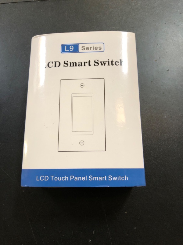 Photo 1 of LANBON L9-HS LCD Smart Light Switch Motion Sensor,Single Pole,3 Way,Needs Neutral Wire,2.4GHz Wi-Fi Touch Smart Switch Work with Alexa & Google Home,Motion Activated Light Switch for CFL/LED/INC Bulb