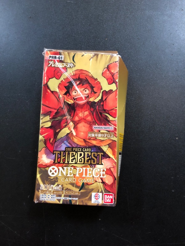 Photo 2 of BANDAI ONE Piece Card Game Premium Booster ONE Piece Card The Best [PRB-01] (Box) 10 Pack