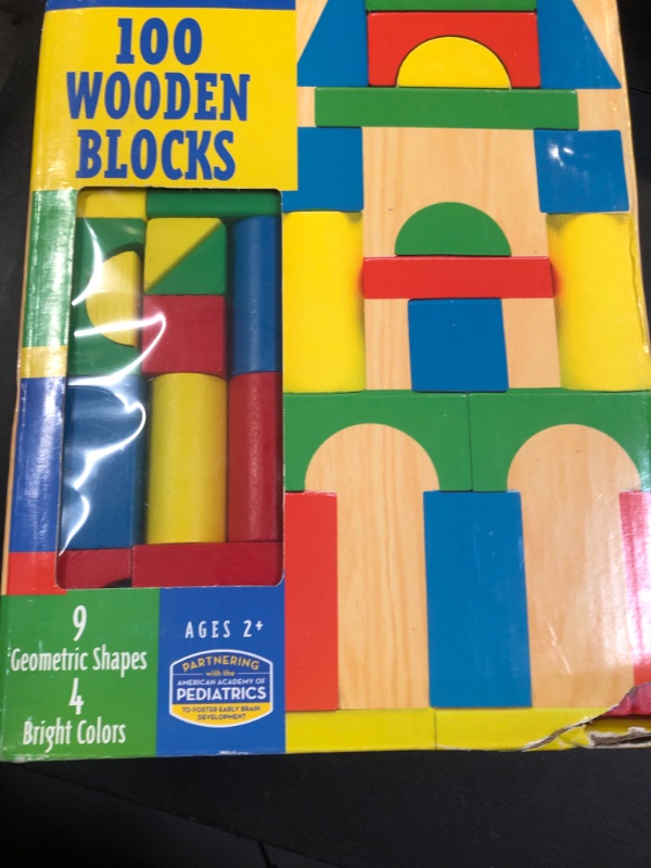 Photo 1 of 100 Wood Blocks Set