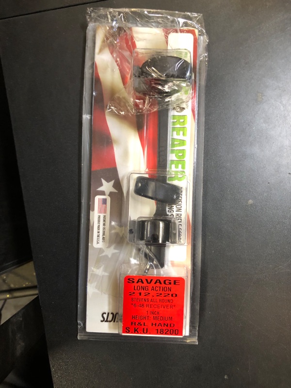 Photo 1 of Game Reaper Savage-All Round Receiver-Long Action-Medium Mount (Black, 1 inch)