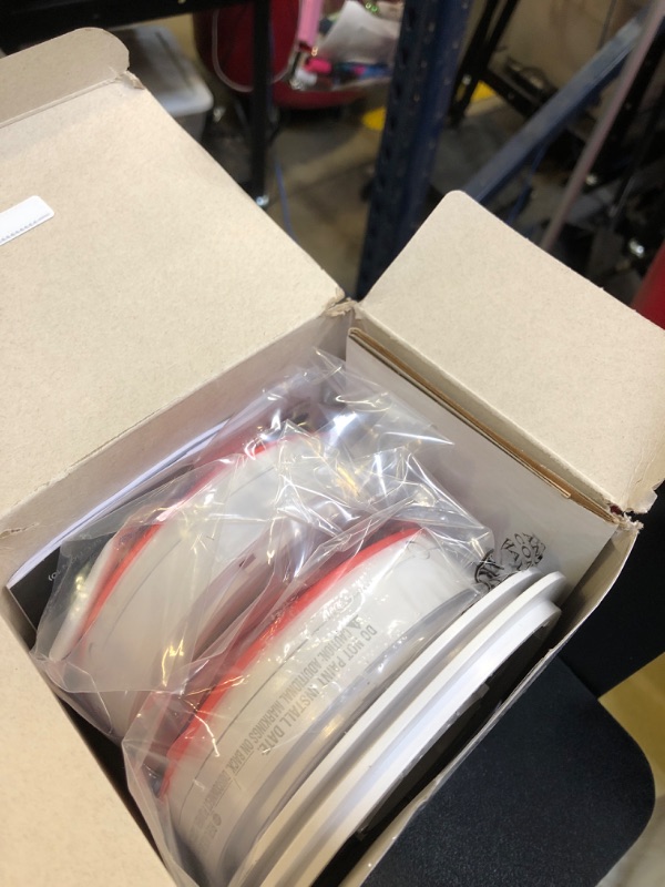 Photo 1 of Kidde Hardwired Smoke & Carbon Monoxide Detector, AA Battery Backup Smoke Alarm, Interconnectable, LED Warning Light Indicators, 2 Pack