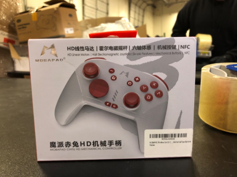 Photo 1 of MOBAPAD ChiTu Switch Controllers Compatible Switch/Lite/OLED with 6-axis Motion Control and Rumble Vibration,Turbo,ALPS Joysticks,Wireless Pro Controller with Hall Effect Sensing Joystick(Grey)