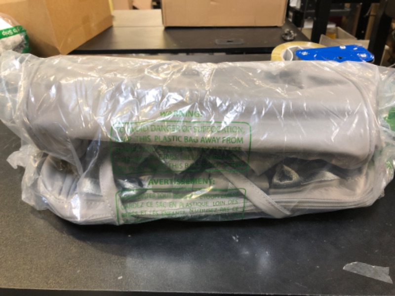 Photo 1 of LORADI Convertible Diaper Bag Tote, Wide Open Top 14 Pockets Nappy Backpack with Stroller Buckle, Water-resistant (Grey)