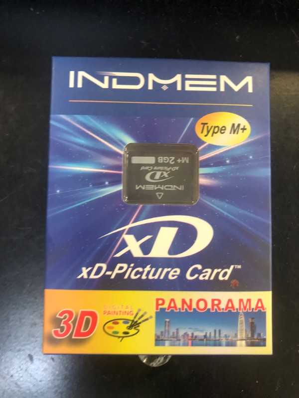 Photo 1 of xD-Picture Card 2GB(Type M+) 2GB XD Flash Memory Cards for Olympus Fuji Fujifilm Old Digital Camera, Support Panorama Function,Create 3D Image and Digital Painting