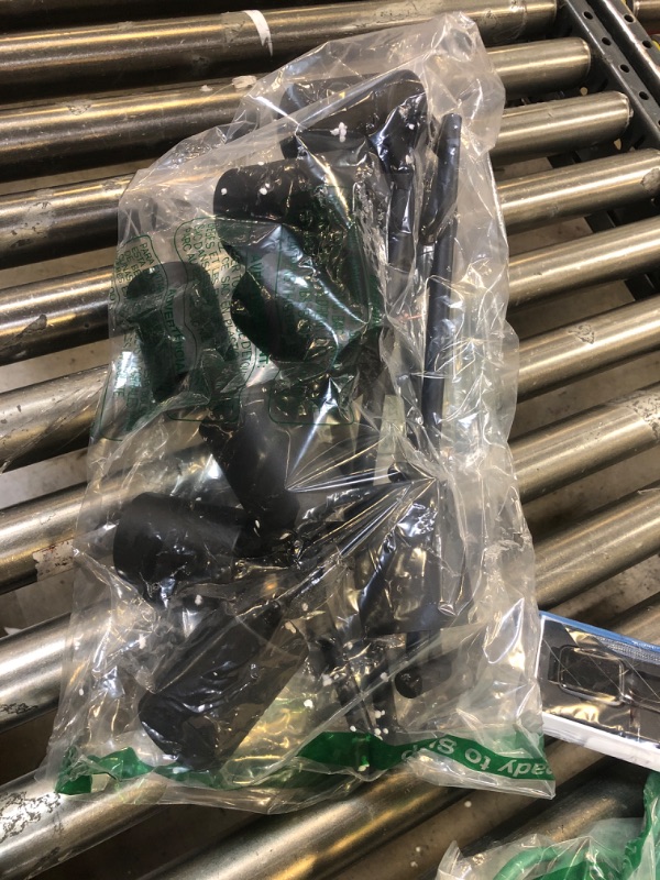 Photo 1 of BoostArea LED 8 Light Track Lighting Kit, Black 8 Way Ceiling Spot Lighting, Flexibly Rotatable Light Head for Kitchen, Living Room, Bedroom, GU10 Bulb Not Included