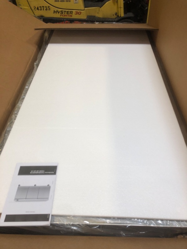 Photo 1 of Bluelinecool 60" W 2 Door Worktop Undercounter Refrigerator with Wheels and lock, 18.5 Cu.Ft Commercial Refrigerator, Stainless Steel, Fan Cooling for Restaurant, Bar, Shop, Diner