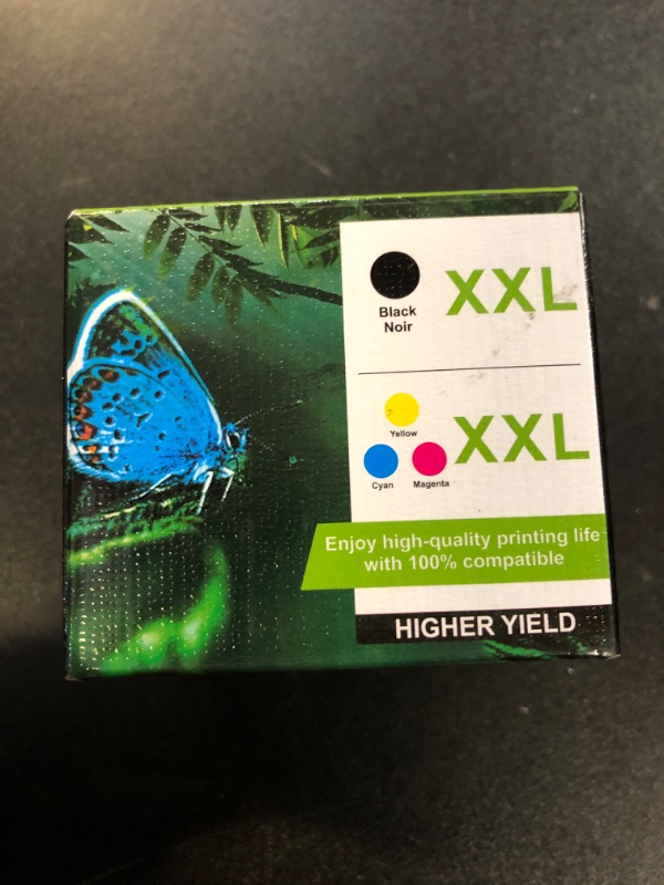 Photo 1 of 61XL Ink Cartridge Black and Color Combo Pack Replacement for HP 61XL 61 Use with HP Envy 4500 4508 5535 DeskJet 1000 1012 1512 Officejet 2620 2624 eAIO Series Printer (1 Black+1 Color)