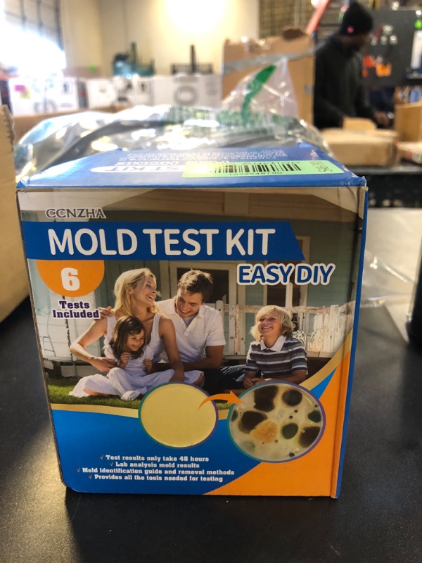 Photo 2 of Mold Test Kit for Home -DIY Mold Testing Kit with 6 Individual Tests-Black Mold Detector-Indoor Air Quality Tester-Mold Identification Guide-Free Lab Analysis-Fast and Reliable Mold Detector at Home