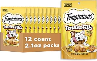 Photo 1 of 
Tender Fills Roasted Chicken Flavor Crunchy and Soft Adult Cat Treats, 2.1 oz. Pouch (Pack of 24)