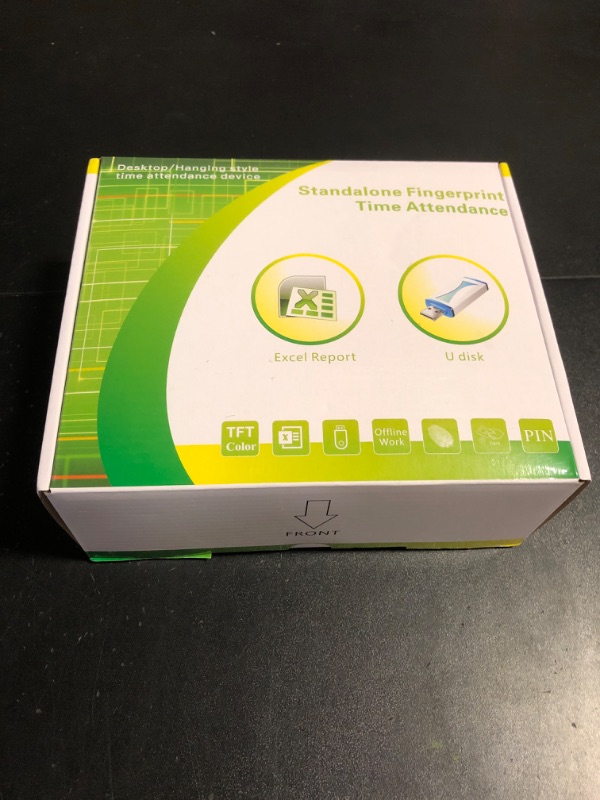 Photo 1 of HapAttend Time Clock - Fingerprint Time Clocks for Employees Small Business Automatic Calculate Hours, H1 Standalone Biometric Clock in Machine for Employees with 5 RFID Cards (0 Monthly Fees)