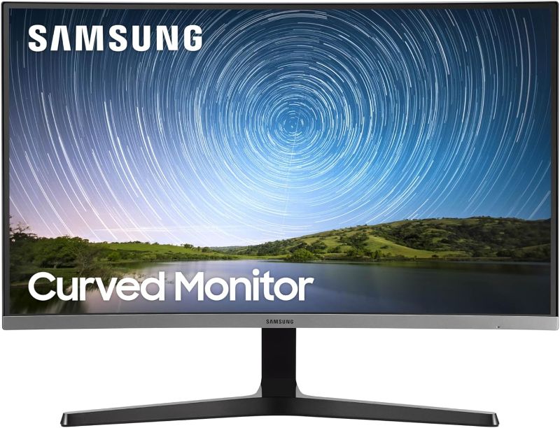 Photo 1 of DESING MAY VARY**SAMSUNG 32" CR50 FHD 1500R Curved Monitor, 75Hz, 4ms GTG, AMD Freesync, HDMI, VGA (LC32R500FHNXZA)