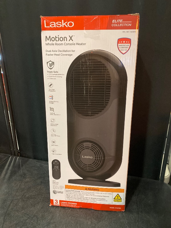 Photo 3 of Lasko Motion X Whole Room Heater with Remote
