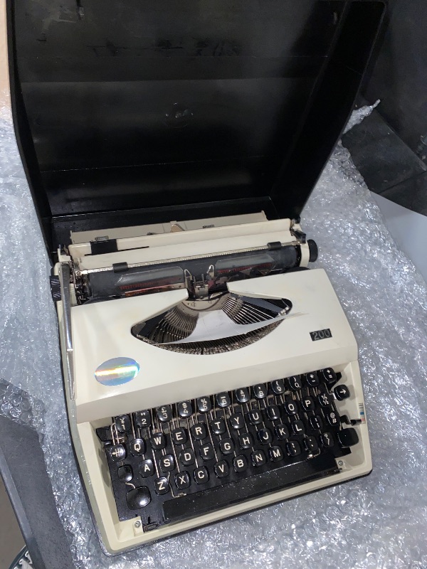 Photo 2 of Nakajima WPT-150 Portable Electronic Typewriter Bundle with Correct Film Ribbon (2 Items)
